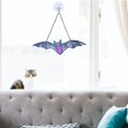 thumbnail image 5 of olkpmnmk 2D Stained Glass Style Acrylic Bat Window Hanging Suncatcher, Colorful Halloween Bat Wall Art Ornament, Gothic Festival Hanging Decor Prop for Living Room, Home, Office, Kitchen, Wall Decor, 5 of 8