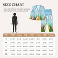 thumbnail image 6 of Kll Happy Easter Print Women'S Long Sleeve Pajamas With Pants Sleepwear Loungewear 2 Set-Large, 6 of 9