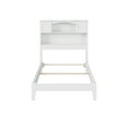 thumbnail image 3 of AFI Newport Twin-XL Solid Wood Foundation Bed with Storage Headboard, White, 3 of 3