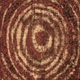 thumbnail image 1 of Ahgly Company Indoor Square Abstract Brown Modern Area Rugs, 4' Square, 1 of 4