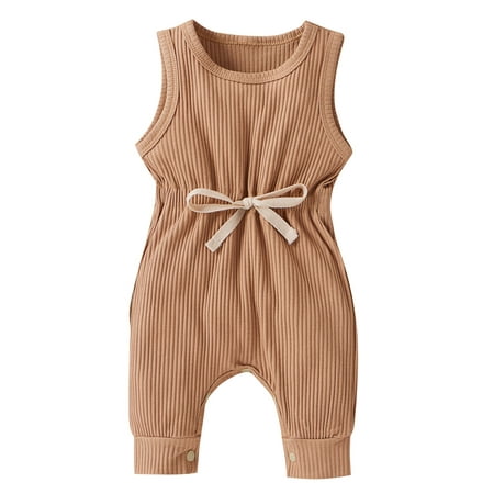 

LisenraIn Newborn Baby Boys Girls Sleeveless Romper Jumpsuit Clothes