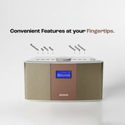 Aiwa Exos-5 Wireless Bluetooth Hi-Fi Home Speaker, FM Radio, Alarm Clock,