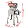 thumbnail image 2 of Multi Functional Roller Crusher Electric Malt Milling Machine 2-Roller Stainless Steel Grinder with Digital Adjustment 110V, 2 of 15