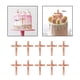 thumbnail image 3 of 10 adornos acrílicos en forma de cruz para tarta, de lujo, decorativos, para Año Nuevo. Oro rosa, 3 of 9