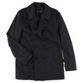 thumbnail image 1 of Ralph Lauren Mens Double-Breas Raincoat, Black, 36, 1 of 1