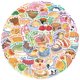 thumbnail image 1 of Pegatinas de vinilo Waterpr, 50 unidades por lote, dibujos animados en inglés, comida para animales, 1 of 4