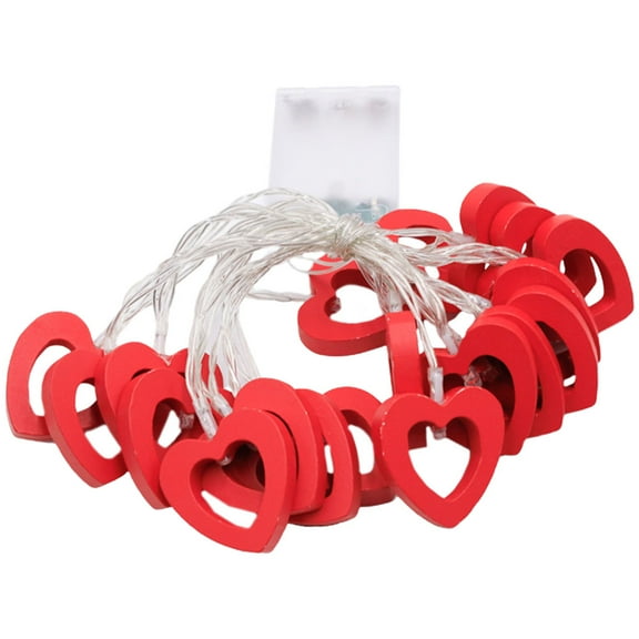 UNOMOR Valentine's Day Fairy Lights Red Plastic Tree Decoration 1 Set