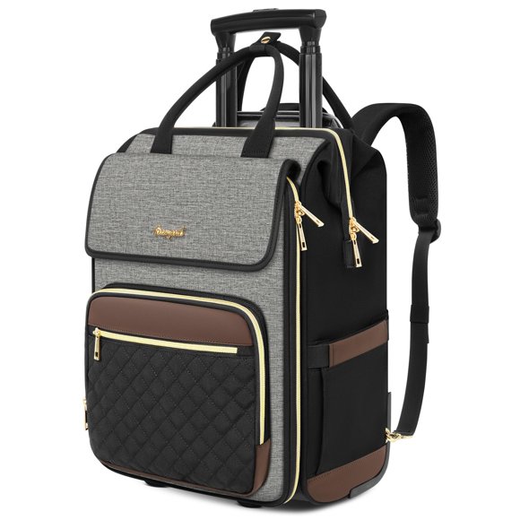 Mochila con ruedas para portátil Arcoyard 2 en 1 resistente al agua