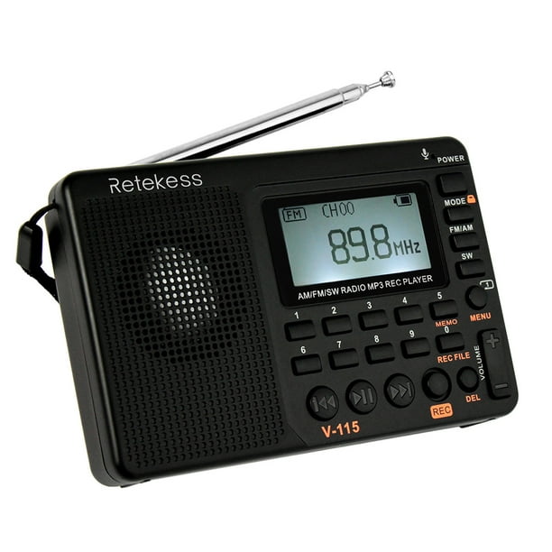 Récepteur radio multibande avec Media Player USB AM FM Radio à