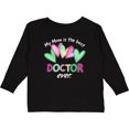 thumbnail image 3 of Inktastic My Mom is the Best Doctor Ever Boys or Girls Long Sleeve Toddler T-Shirt, 3 of 5