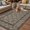 Dark Gray, variant on Grey Boho Outdoor Rug for Patio/Deck/Porch, Non-Slip Large Area Rug 6 x 9 Ft, Vintage Ethnic Tribe Abstract Art Floral Indoor Outdoor Rugs Washable Area Rugs, Reversible Camping Rug Carpet Runner