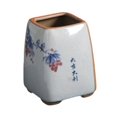 thumbnail image 4 of Herramientas de té de cerámica Jarra de almacenamiento decorativo Multipureze elegante soporte de té de té de bolígrafo para mesa de comedor en el Estilo a, 4 of 8