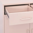 thumbnail image 5 of vidaXL Storage Cabinet Pink 80x35x101.5 cm Steel, 5 of 5