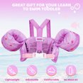 thumbnail image 7 of Zeraty Kids Swim Vest, Toddler Swim Vest, Toddler Floaties Arm Wings Life Jacket Vest Training Swimsuit with Adjustable Security Buckle for Boys Girls, 2-6 Years Old, 20-50lbs, 7 of 7