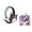 KRM-BLACK, variant on HELANHO Cute Cartoon Stitch Wireless Bluetooth Headphones with Microphone - Stylish Stereo Earphones, Fashionable Gift for Teens & Adults QQH63-2356