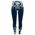 thumbnail image 4 of Gibobby Leggins termicos mujer Pantalones estampados navideños personalizados para mujer, mallas ajustadas personalizadas para mallas para correr(Marina,XG), 4 of 5