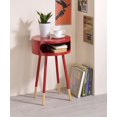 thumbnail image 3 of ACME Sonria End Table in Red & Natural, 3 of 3