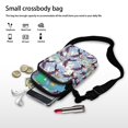 thumbnail image 7 of HELLHERO Hummingbird Floral Pattern Underarm Shoulder Bag Vintage, Lightweight for Travel, Outdoor Travel Daily Use, 7 of 7
