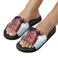thumbnail image 5 of Child's Play Chucky Home Slippers Non Slip Bathroom Open Toe Shoes Lightweight Slide Slippers Sandals 37(235mm), 5 of 8