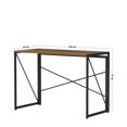 Kensho Folding Desk No Assembly Required, 39" Writing Computer Collapsible Desk Small Space