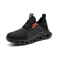 thumbnail image 1 of Mens Sneakers Breathable Lightweight Steel Toe Safety Work Shoes, 1 of 5