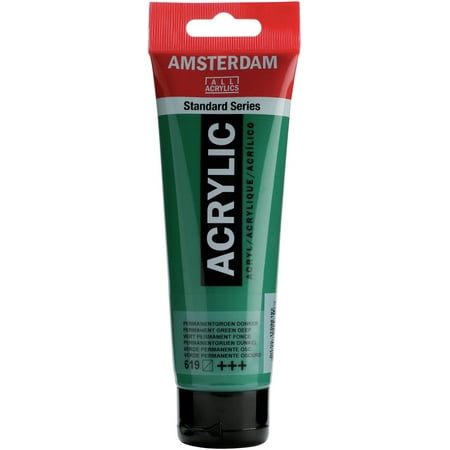 UPC: 8712079158507 | Amsterdam Standard Acrylic Paint 120ml-Permanent Green Deep