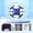Blue, variant on Mini Stunt Drone with Cool LED Lights, 2.4GHz Remote Control Quadcopters for Kids, Durable and Crash-Resistant Flying Toy – Blue