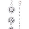 thumbnail image 3 of CTM Circle Stone Beaded Concho Silver Chain Belt Adjustable (Women), 3 of 3