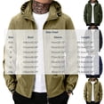 thumbnail image 3 of WRKEKC Windbreaker Jackets for Men Hooded Long Sleeve Zip-Up Outerwear With Zipper Pockets for Outdoor Travel and Hiking, 3 of 9