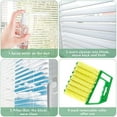 thumbnail image 5 of BlinkLLX 3 Pieces Blind Cleaner Duster Tool 7 Finger Dusting Cleaner for Window Venetian Washable Mini Brush Hand Held Tool for Air Conditioner Dust Dirt (3 Colors), 5 of 13