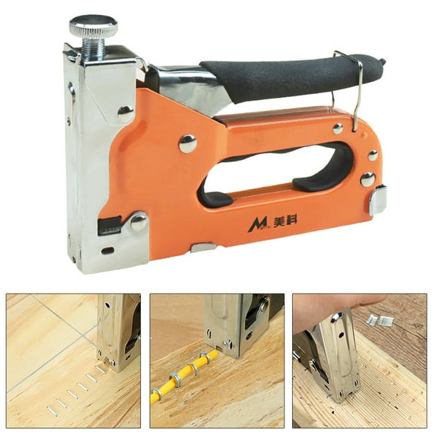 3 In1 Manual Stapler Hand Tool for Door/T/U Type with 600 Staples