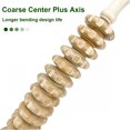 thumbnail image 6 of XIRQI Wood Therapy Massage Tools-2 Pcs Wooden Lymphatic Drainage Roller Stick & Back Massager,Rope Maderoterapia Kit for Body Shaping,Sculpting, 6 of 7