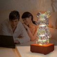 thumbnail image 2 of LED Colorful Bear Night Light, Creative Table Lamp for Children's Room, 2 of 3