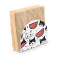 thumbnail image 2 of Cats and Watermelons Napkin Holder for Table Clear Napkin Stand Paper Holder Acrylic Organizer Dispenser Napkins for Dinner Kitchen Restaurant Room, 2 of 8