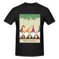 thumbnail image 4 of Bingfone Christmas Card With Gnomes Men'S Loose Fit Short-Sleeve Pocket T-Shirt, 4 of 7