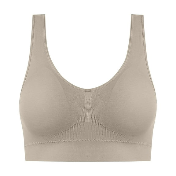 cocolona Womens Plus Size Sports Bras Light Breathable Wireless Bras Stretch Comfy Running Yoga Workout Bras