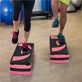 thumbnail image 3 of Yaheetech Adjustable Aerobic Step Platform with Risers & Non-Slip Surface, for Home Gym, Rose Red, 3 of 5