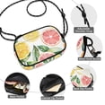 thumbnail image 3 of FORMRS Mini Crossbody Bag for Women Adjustable Shoulder Rope Travel Casual Phone Purse, Candy Grapefruit, 3 of 7