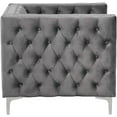 thumbnail image 4 of Morden Fort Living Room Furniture Sets Couches for Living Room, Sofas for Living Room Furniture Sets, Chair, Couch and Sofa 3 Pieces, Fabric, Dutch Velvet Grey, 4 of 8