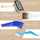 thumbnail image 3 of Kit de Herramientas de Limpieza de Aire Acondicionado de 4 Piezas, 1 Cepillo Limpiador de Serpentín de Condensador de Doble Cara y 3 Cepillos de Limpieza de Microfibra, 3 of 5