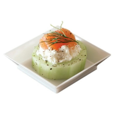 Emi Yoshi Relish Dish - Koyal Abyss Dish, 2.5-Inch, White, Set of 200, Our 2.5 Abyss Dish is a simple and elegant way to serve mini appetizers, mini desserts, snacks and more By EMI Yoshi Ship from US