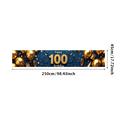 thumbnail image 6 of LUUFILx Golden 100th Birthday Backdrop Banner Happy Birthday Background Photography Props Party Supplies Decorations Anniversary Celebration Decors, 6 of 8