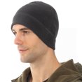 thumbnail image 5 of Anvazise Men Winter Solid Color Fleece Cap Outdoor Climbing Cycling Windproof Beanie Hat, 5 of 13