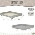 thumbnail image 5 of TailZzz Asher Wooden Pet Bed with Mattress | Large to Extra Large Pet Bed with Mattress | Elevated Pet Bed | Greenguard Gold Certified Wooden Pet Bed, 5 of 14
