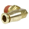 thumbnail image 3 of 1/4" x 1/4"  Swivel Elbow Push In x Male NPTF Brass Quick Connect Fitting 5 Pack, 3 of 3