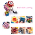 thumbnail image 4 of Busy Board Multifunctional Block 6-in-1 Lock Box Cognitive Enlightenment Music Function Wooden Block Puzzle Game, 4 of 8