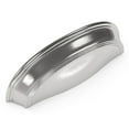 thumbnail image 3 of Hickory Hardware P2144-CH 3 In. and 96mm American Diner Chrome Cup Cabinet Pull, 3 of 7
