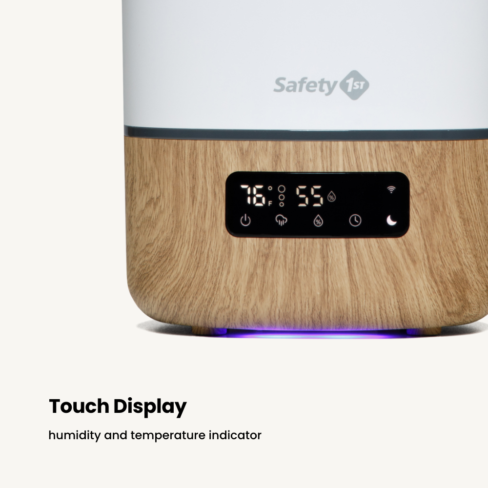Safety 1st Smart Humidifier (2 Pack), Natural with White, Infant