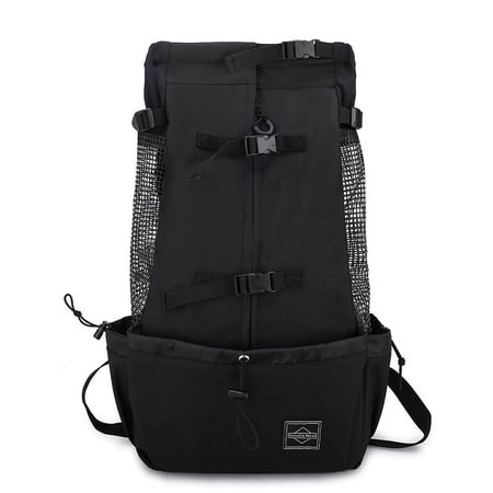 Foldable Pet Travel Backpack Carrier for Small Dogs & Cats - Airline Approved Lightweight & Portable Ideal for Hiking Biking Outdoor Adventures
