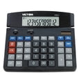 thumbnail image 2 of Calculadora de escritorio empresarial Victor 1200-4 LCD Solar de 12 dígitos, 2 of 5